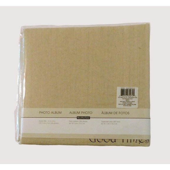 Recollections Good Times Photo Album Tan Holds 200 Photos 4x6 - Picture 2 of 8